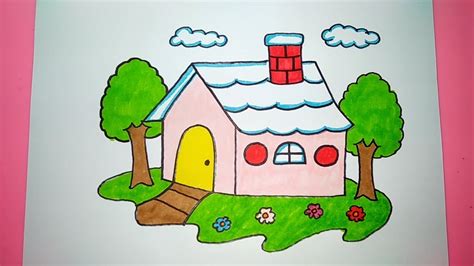 Menggambar Rumah Sederhana Gambar Rumah Kartun 10 Gambar Rumah Kartun