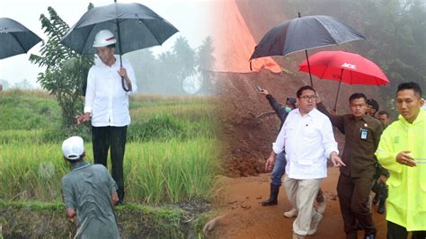 Beda Cara Jokowi Dan Fadli Zon Saat Memakai Payung Uzone