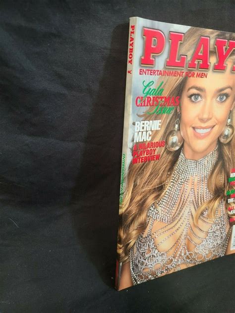 Mavin Playboy Magazine December With Denise Richards Tiffany