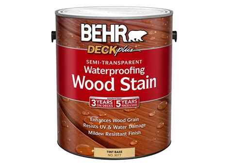 Ready seal 520 redwood deck stain and sealer review. Behr Deckplus Semi-Transparent Waterproofing Wood Stain ...