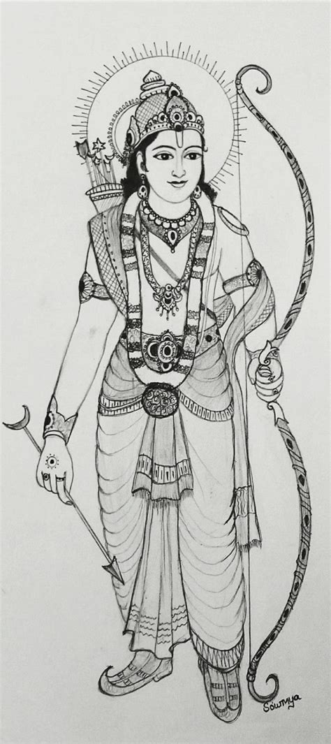 How To Draw Ram Mandir Ayodhya Ram Mandir Ayodhya Lord Shri Ram And