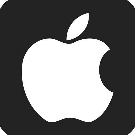 Apple Logo Filled Square Free Icon Download Png Logo