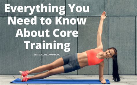 Everything You Need To Know About Core Training Elite Sports Clubs