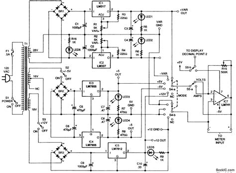 Benchpowersupply Powersupplycircuit Circuit Diagram