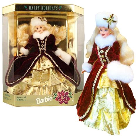 Mattel Happy Holidays Barbie Christmas 1996