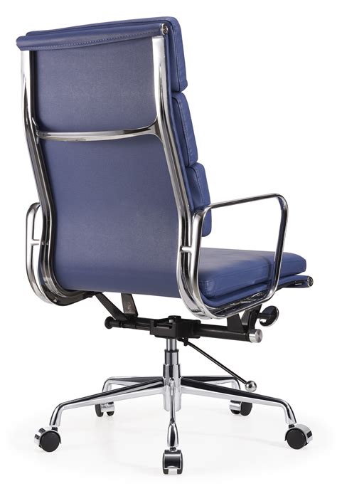 This eames soft pad chair has adjustable tilt and height as well as a thick soft pad cushions to make for a comfortable office sitting. NEW Eames Premium Replica High Back Soft Pad Management ...