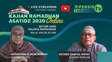 Kajian Ramadhan Asatidz Eps2 Usth Ai Nurjannah And Ust Saeful Hayat