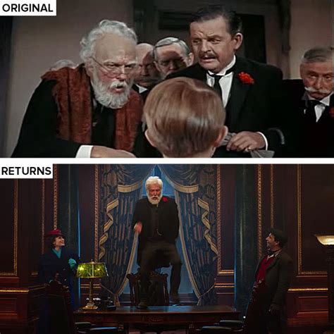 dick van dyke looks virtually the same in mary poppins returns as he did in the original film
