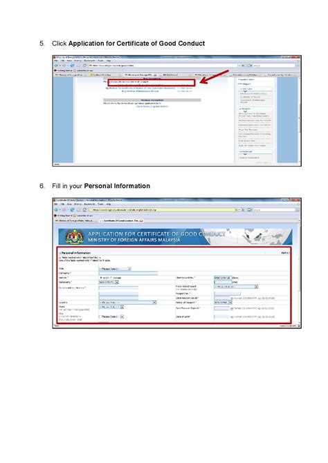 For a certificate of good conduct, please send your query to: Malaysia Documents for Australia Work and Holiday Visa ...