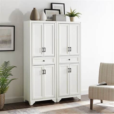 This kitchen island cart is the perfect addition to any kitchen that could use some extra counter space. Our Best Kitchen Furniture Deals | White pantry, Crosley furniture, Pantry cabinet free standing