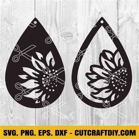 Free Free 115 Sunflower Earring Svg Free SVG PNG EPS DXF File