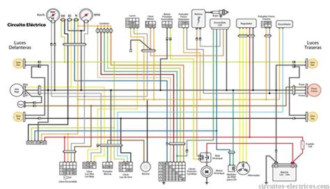 Diagrama Y Sistema Eléctrico De Moto Honda Cb 110 Guia Reparación Y