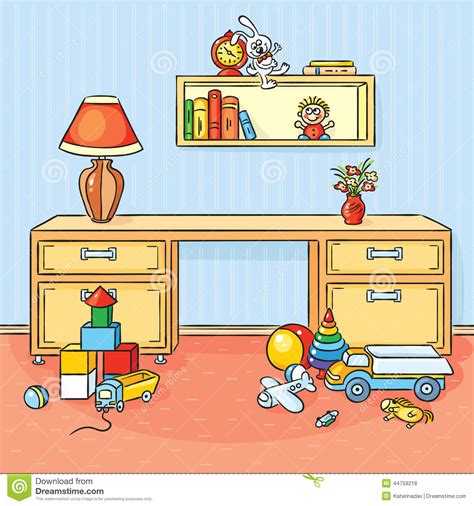 Check out our bedroom toys selection for the very best in unique or custom, handmade pieces from our prints shops. Dziecko Pokój Z Mnóstwo Zabawkami Rozpraszał Na Podłoga ...