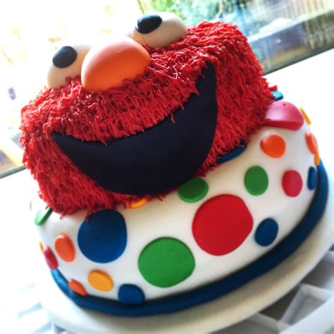 Elmo Second Birthday Cake Glasgow With Kids