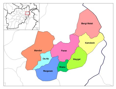 Mapas Das Províncias Do Afeganistão