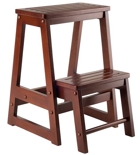 For a small bum (not mine). Wooden Folding Step Stool in Step Stools