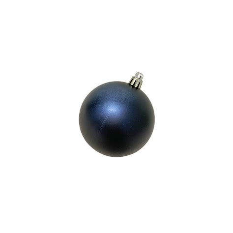 8cmØ X 6pcs Decorative Christmas Black Ornament Balls
