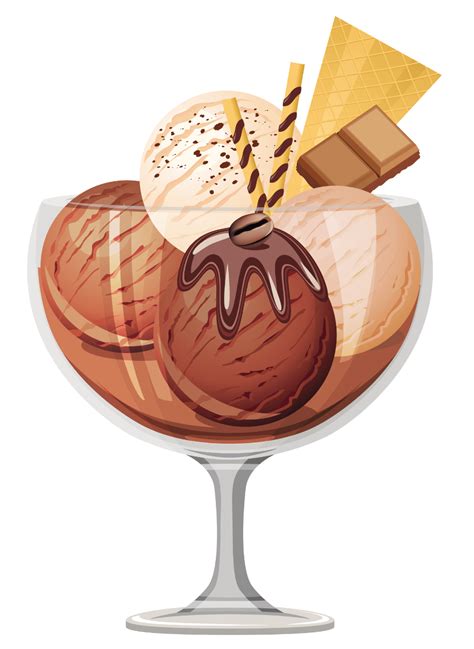 Download High Quality Ice Cream Sundae Clipart Fancy Transparent Png