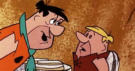 Original Production Cel Of Barney Rubble From The 45 Off