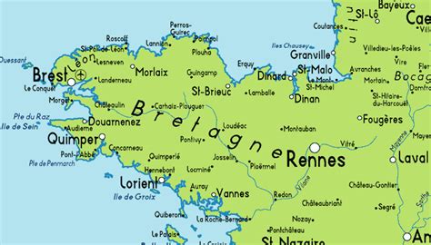 Brittany Maps Brittany Map France Map Bretagne