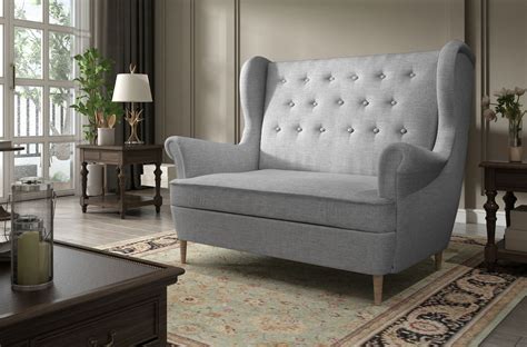 Entspannen sie sich auf diesen antiken und braunen chesterfield stuhl.es ist ein reines vergnügen und komfort.das elegante design kann jede umgebung des haushalts passen.mit seiner. Sofa Ohrensofa Hochlehnensofa Aros 2F 2 Sitzer Ohrenbacken ...