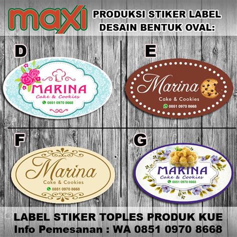 Jual Cetak Stiker Label Produk Kemasan Makanan Minuman Sticker Kue My Xxx Hot Girl