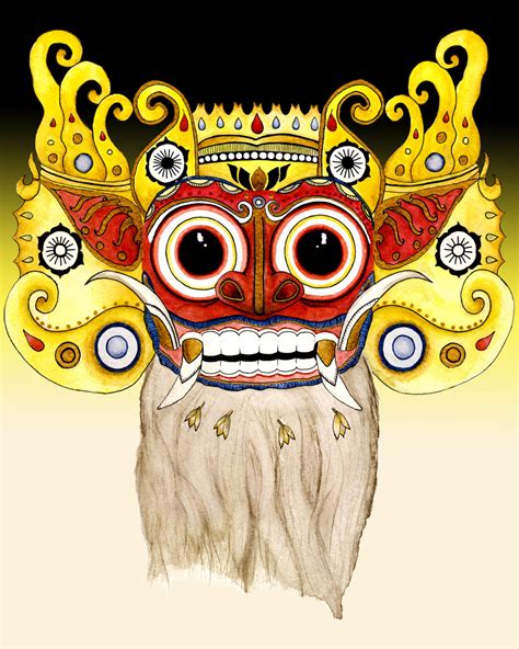 Barong Spirit Bali Indonesian Mythology By Seabelly On Deviantart