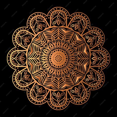 Premium Vector Mandala Surrounded By Intricate Floral Designs