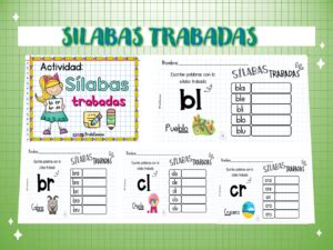 Actividades con silabas trabadas para niños Descargar actividades en