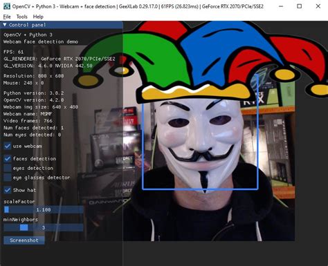 Python 3 And Opencv Part 4 Face Detection Webcam Or Static Image In 2