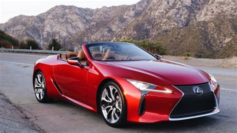 Review 2021 Lexus Lc 500 Convertible Elegance Meets V8 Brutality