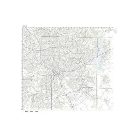 Buy Working Maps Zip Code Wall Map Of Dallas Tx Zip Code Map Laminated