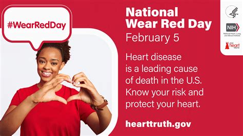 26th june, saturdayinternational day against drug abuse and trafficking. National Wear Red Day® | NHLBI, NIH