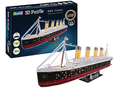Revell Rms Titanic Led Edition 3d Puzzle Mehrfarbig Mediamarkt