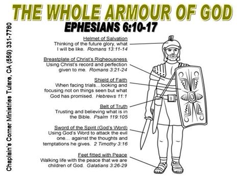 Whole Armour Of God Helmet Of Salvation Ephesians 6 10 Fight The