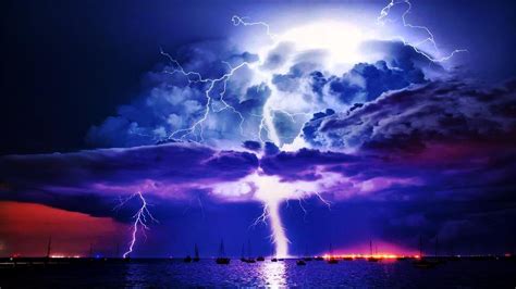 Real Lightning Storm Wallpaper Hd Tempesta Di Fulmini Bussare