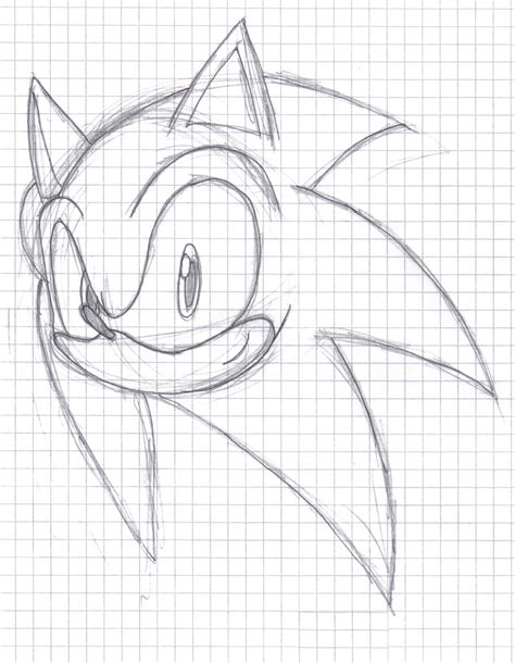 Sonics Head Sketch By Santajack8 On Deviantart