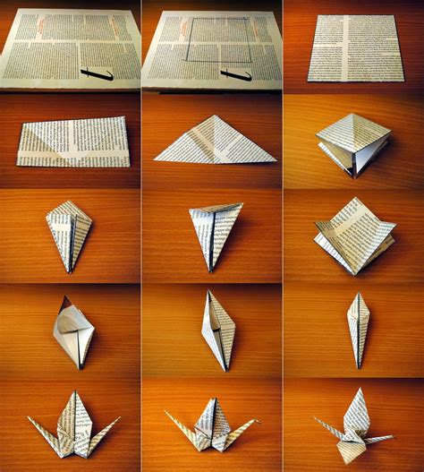 Easy Make Origami Crane ~ Origami Instructions Art And Craft Ideas