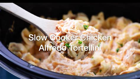 Slow Cooker Chicken Alfredo Tortellini Is Warm Comfort