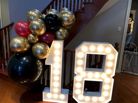 18th Birthday Decor Ideas Event Rentals Birthday Decoration Items