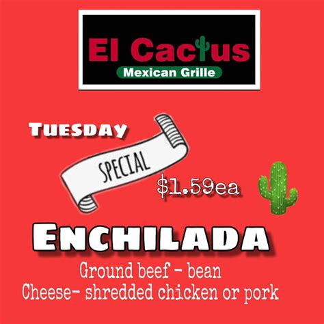 Please call the store for exact opening hours. El Cactus Mexican Grille - Home - Fort Oglethorpe, Georgia ...