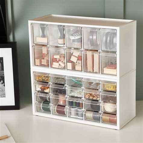 Stackable Craft Organizer Drawers | Organize drawers, Craft drawer