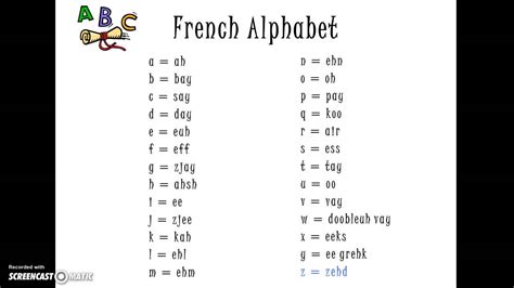 French Alphabet Format Quote Images Hd Free