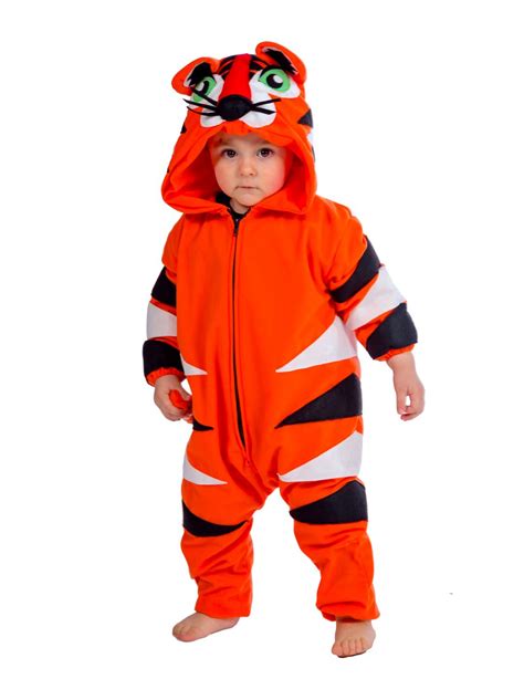 Tiger Kost M Jumpsuit F R Kinder Orange Weiss Schwarz G Nstige