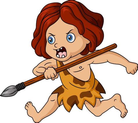 90 Cartoon Cave Girl Stock Photos Pictures And Royalty Free Images Istock