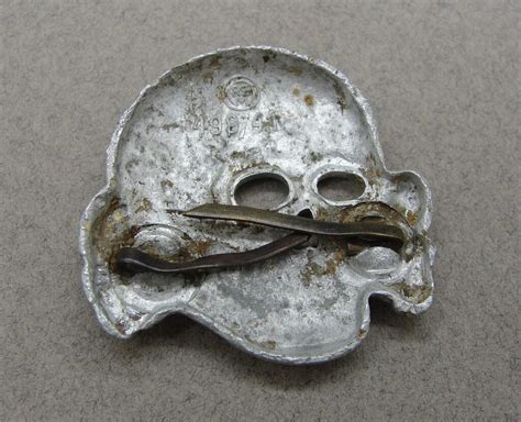 Ss Visor Cap Skull By Rzm 49941 Zimmermann Original German Militaria