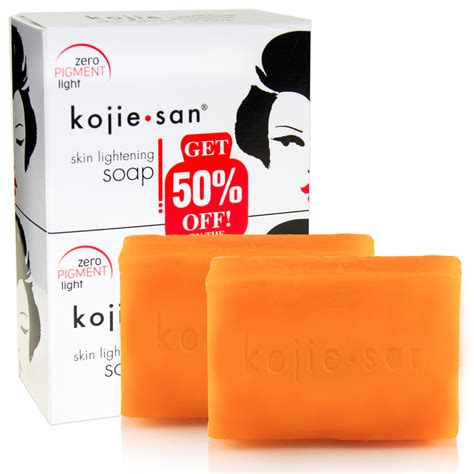 Kojie San Skin Lightening Kojic Acid Soap 2 Bars | Kojie San