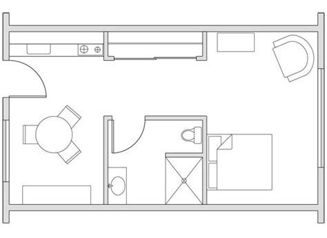 Small Apartments 250 350 And 500 Square Feet Studio Apartment Floor