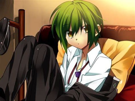 Free download latest collection of hd anime wallpapers and backgrounds. green hair yellow eye anime boy photo by LunerLurana | Angel beats