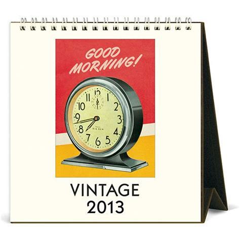 Suggestion N17 The Vintage Poster Art 2013 Easel Desk Calendar